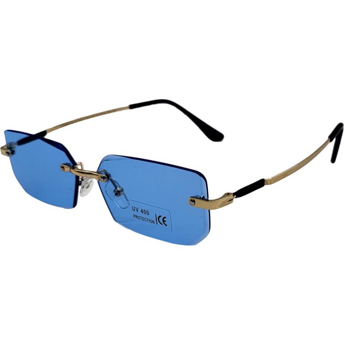 Classic Rectangular Rimless Sunglasses (12pcs)