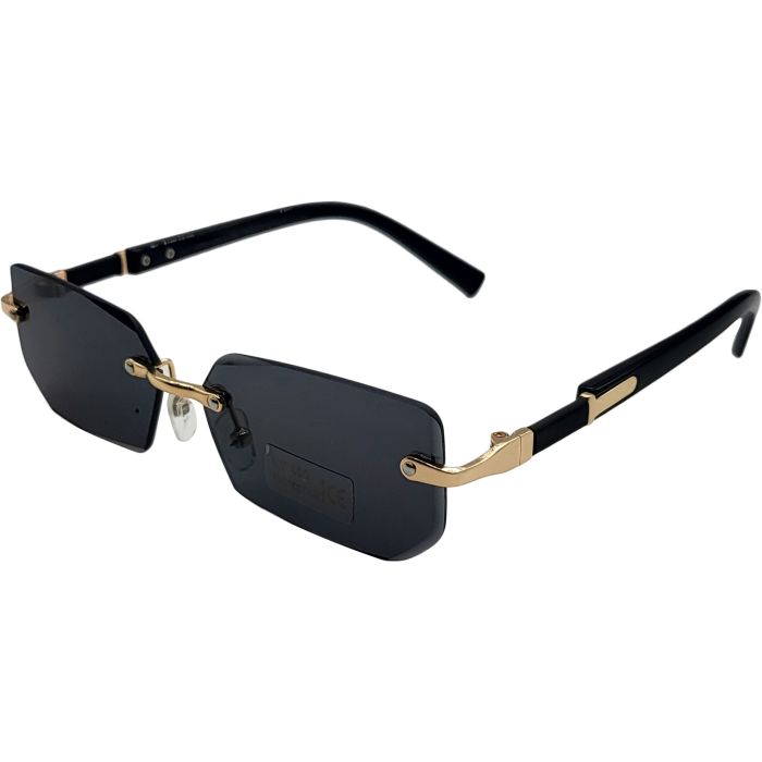 Classic Rectangular Rimless Sunglasses (12pcs)