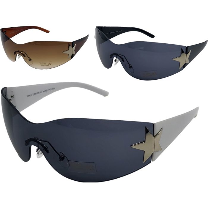 Oversized Wide Sunglasses (12Pcs)