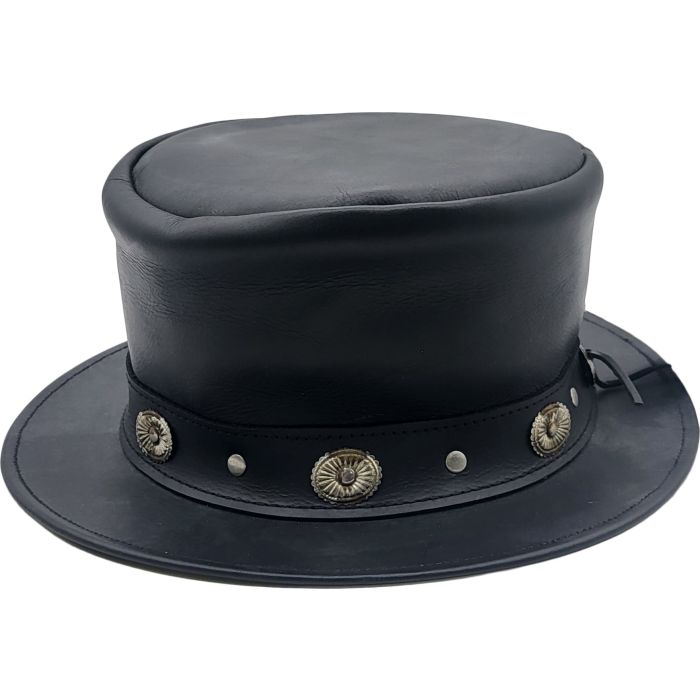 Geniune Leather Top Hat