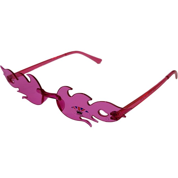 Rimless Fire Flame Sunglasses (12Pcs)