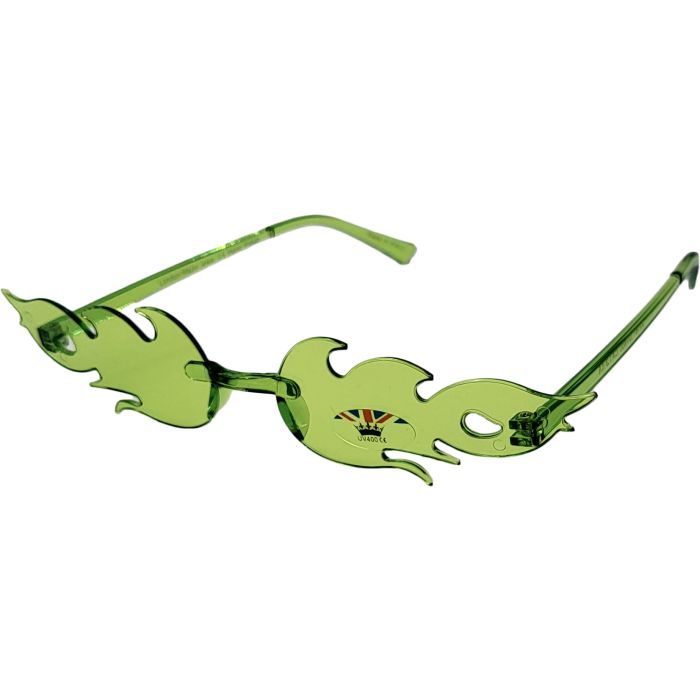 Rimless Fire Flame Sunglasses (12Pcs)