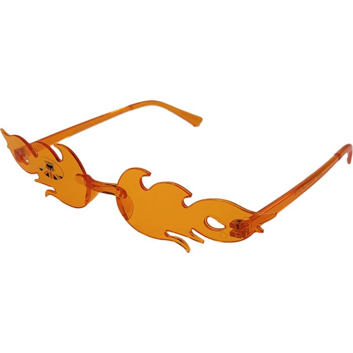 Rimless Fire Flame Sunglasses (12Pcs)