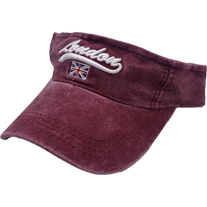 Stonewash Cotton Visor Hat(12Pcs)