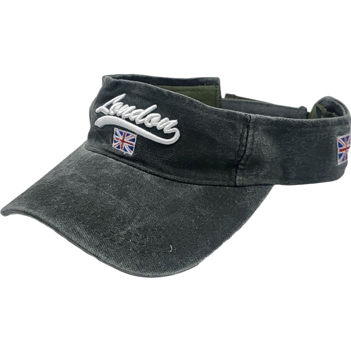 Stonewash Cotton Visor Hat(12Pcs)