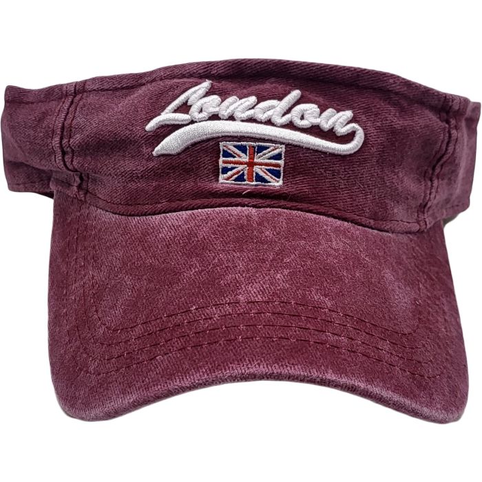 Stonewash Cotton Visor Hat(12Pcs)