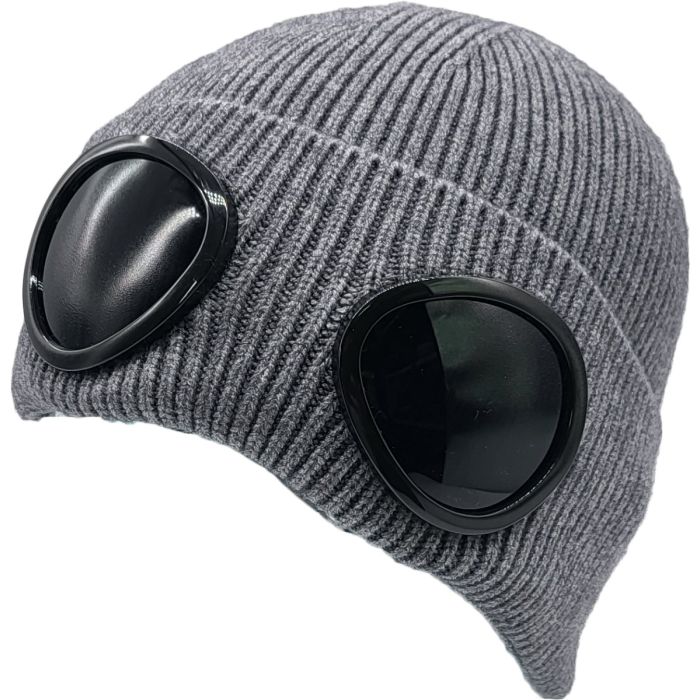 Classic Beanie Hat with Goggles (12Pcs)