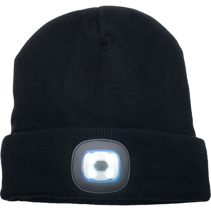 Light-Up Knitted Beanie with Lining (12Pcs)