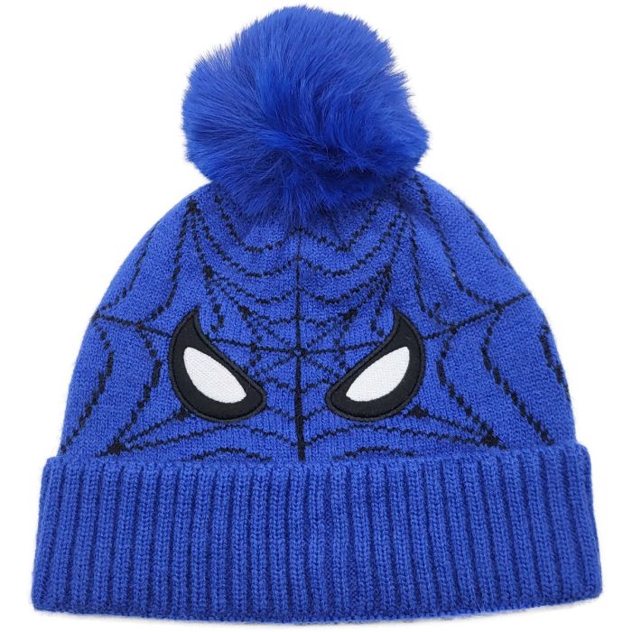 kids Spiderman Pompom Beanie (12Pcs)