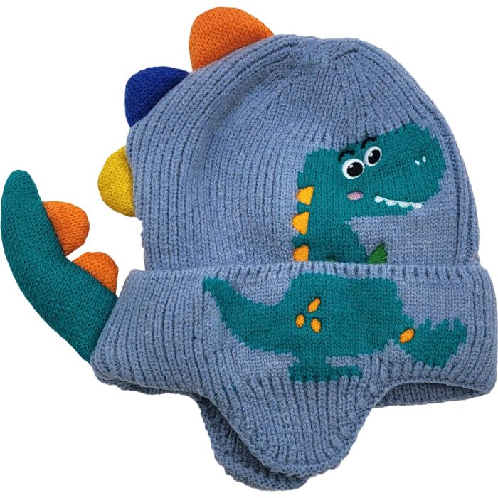 Kids Dinosaur Beanie Hat (12Pcs)