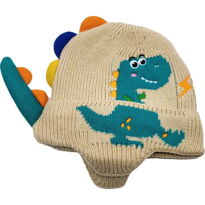 Kids Dinosaur Beanie Hat (12Pcs)