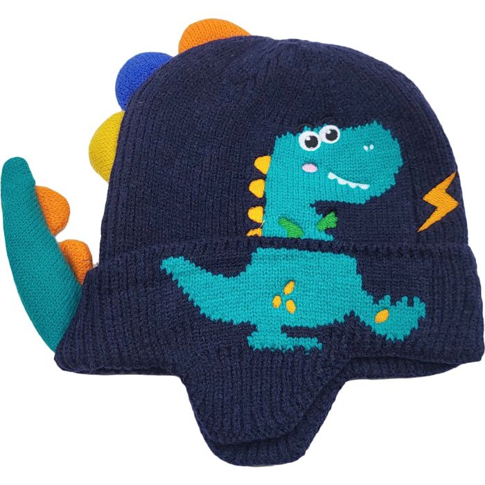 Kids Dinosaur Beanie Hat (12Pcs)