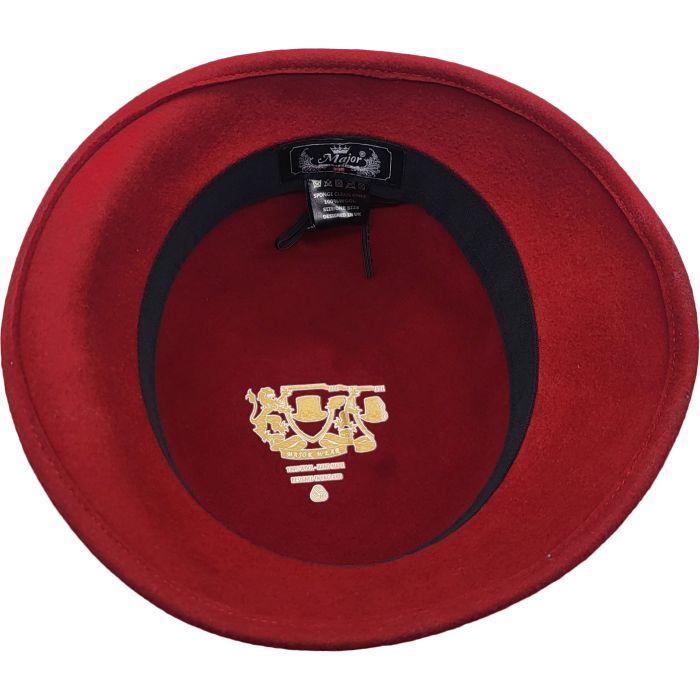 Womens Wool Felt Cloche Hat