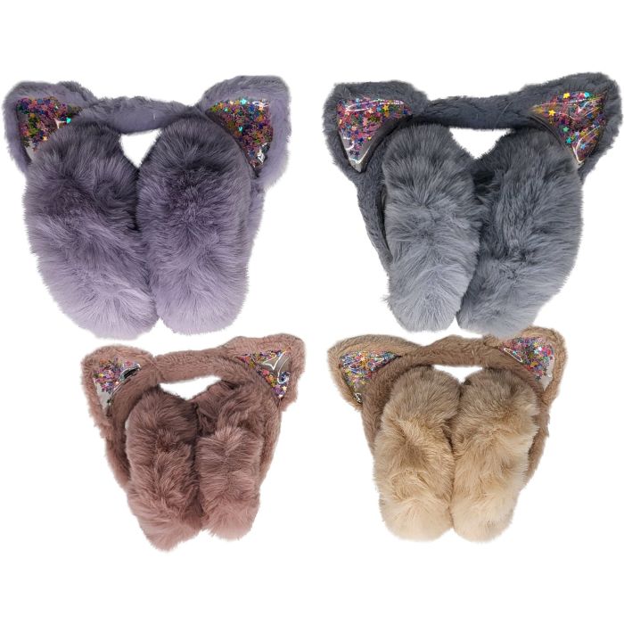 Winter Faux Fur Earmuffs (12Pcs)