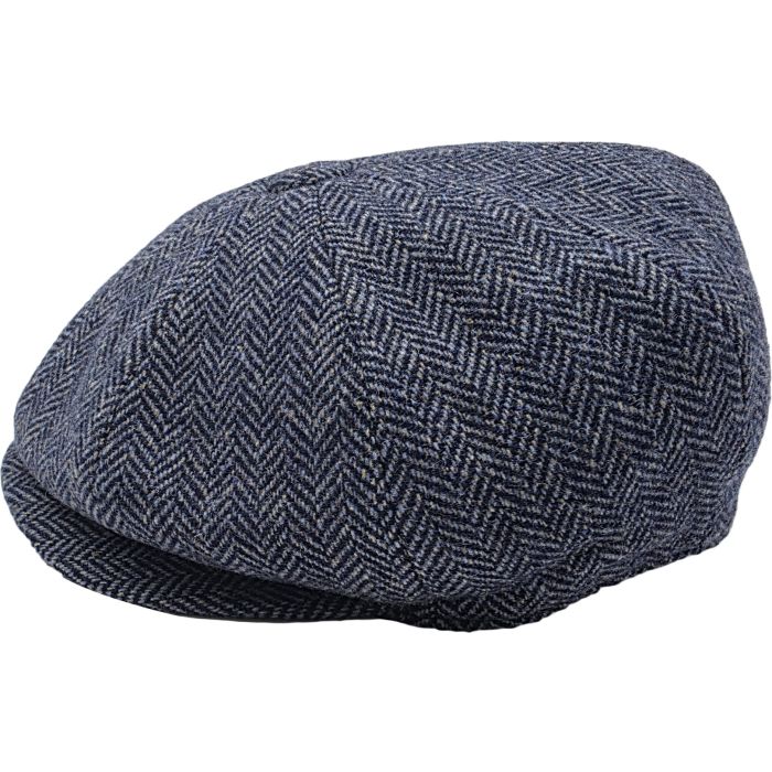 Classic Herringbone Newsboy Cap