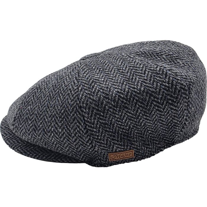 Classic Herringbone Newsboy Cap