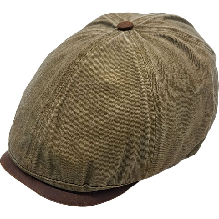 100% Cotton 6-Panel Flat Cap