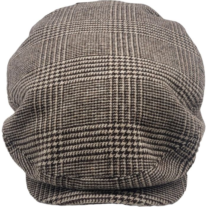Checked Wool Bond Cap