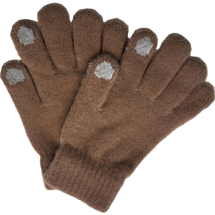 Classic Knitted Plain Gloves (12Pcs)