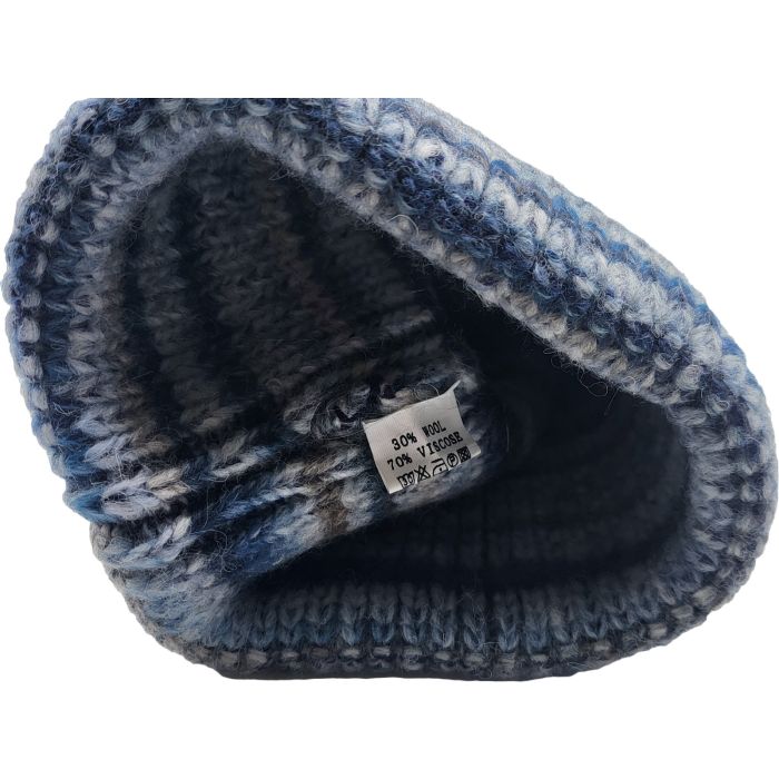 Colourful Wool Knitted Beanie Hat (12Pcs)