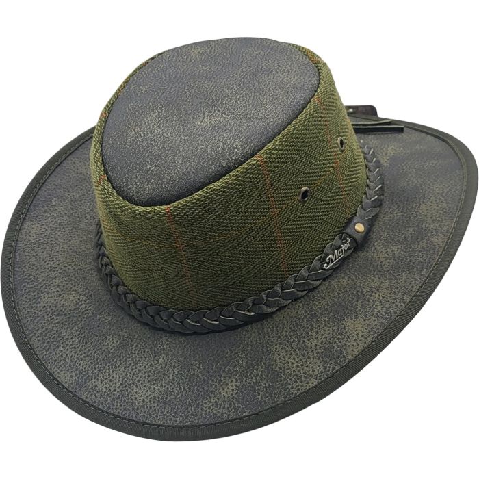 Genuine Leather and Wool Cowboy Hat