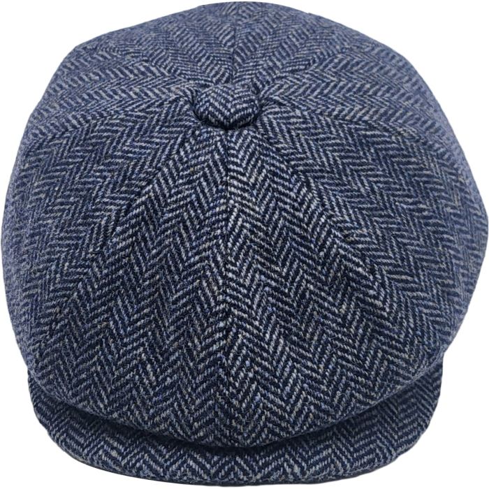 Classic Herringbone Newsboy Cap
