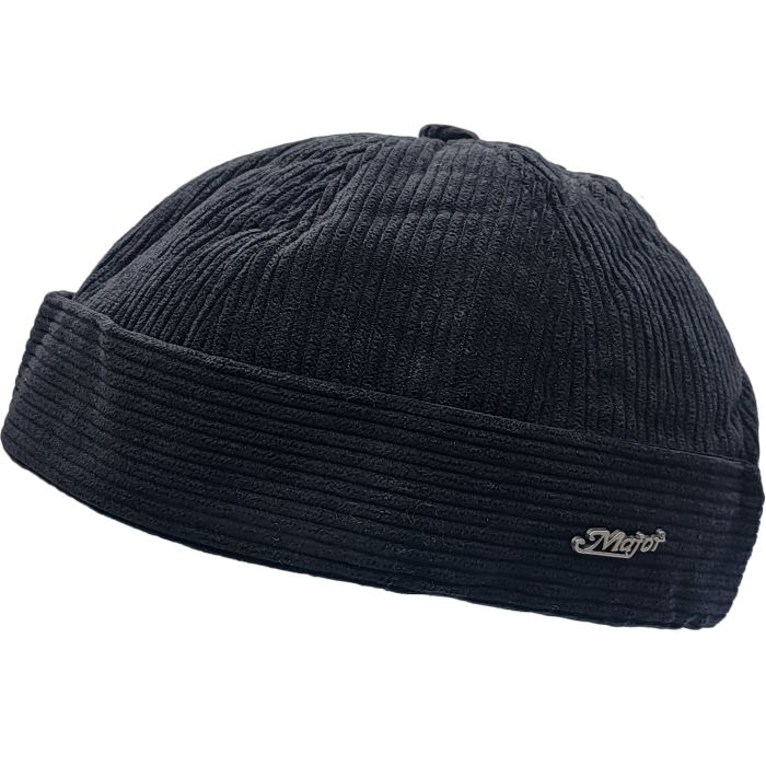 Docker Hat Brimless Rolled Corduroy Caps