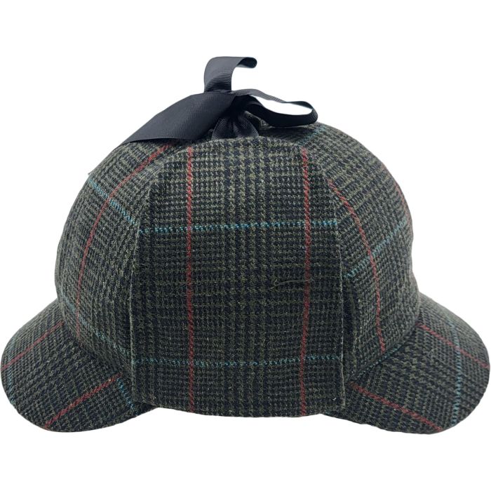 Checked Sherlock Holmes Deerstalker Hat