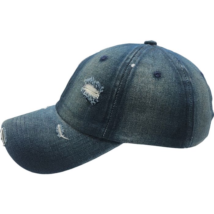 Stone Wash Denim Baseball Cap (12Pcs)