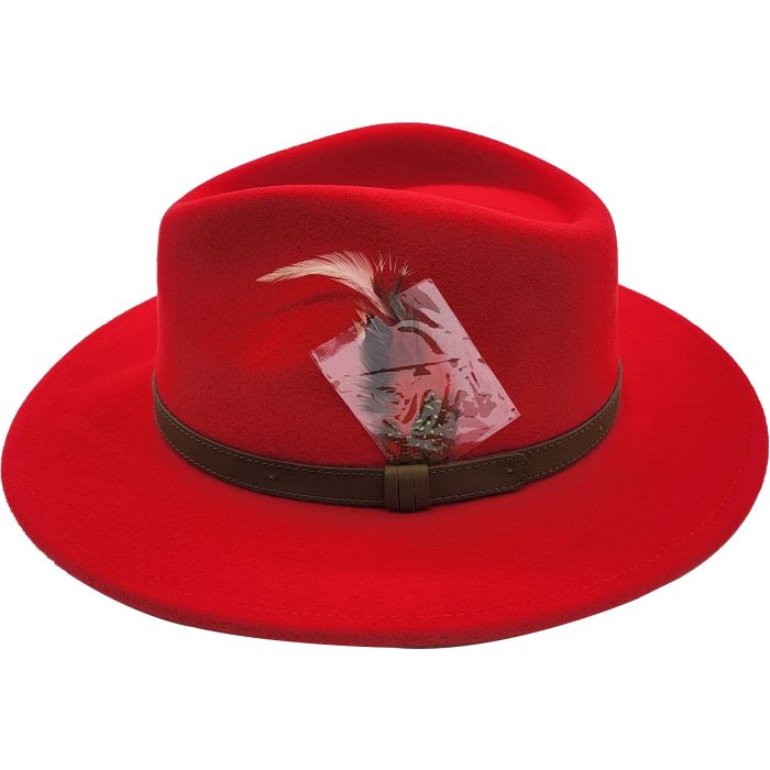 Classic Wool Felt Fedora Hat
