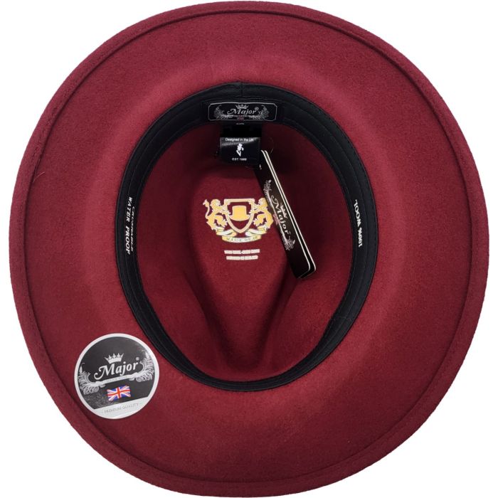 Classic Wool Felt Fedora Hat