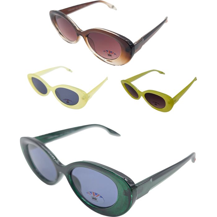 Classic Oval Sunglasses (12Pcs)