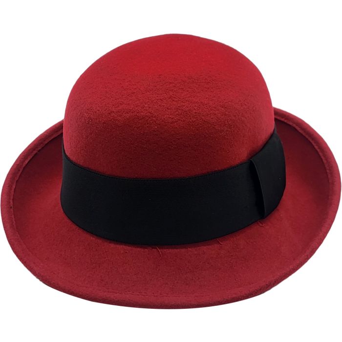 Wool Felt Soft Bowler Hat