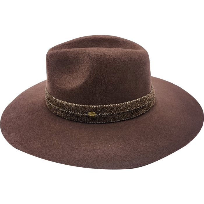 Wool Felt Big Brim Fedora Hat