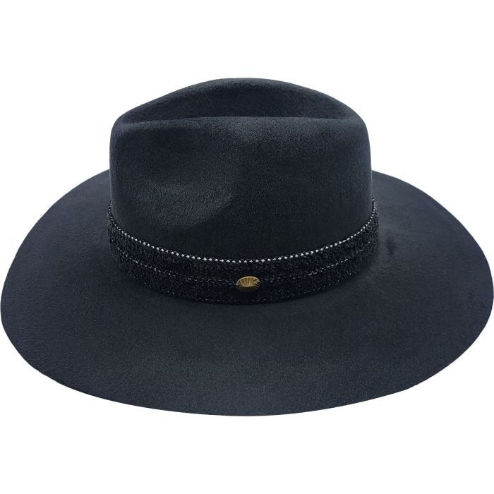 Wool Felt Big Brim Fedora Hat