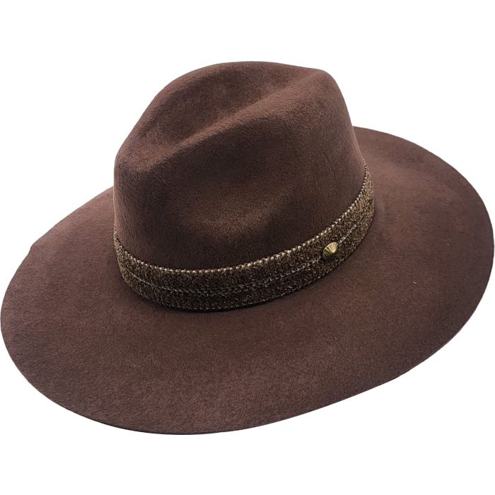 Wool Felt Big Brim Fedora Hat