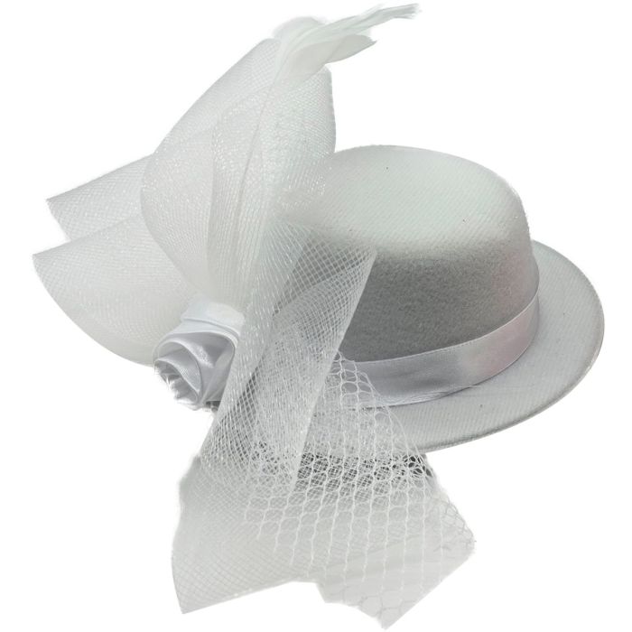 Women’s Elegant Feather & Net Fascinator (6Pcs)