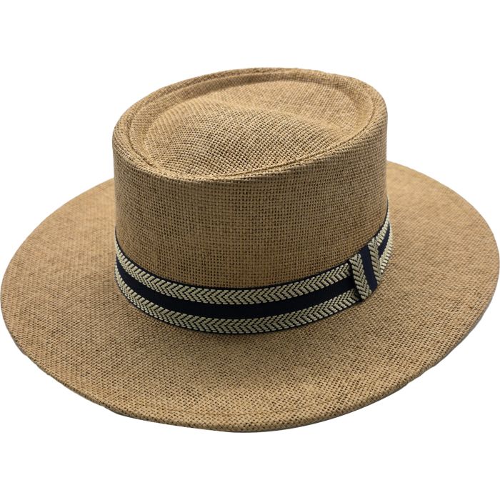 Round Pork Pie Panama Hat