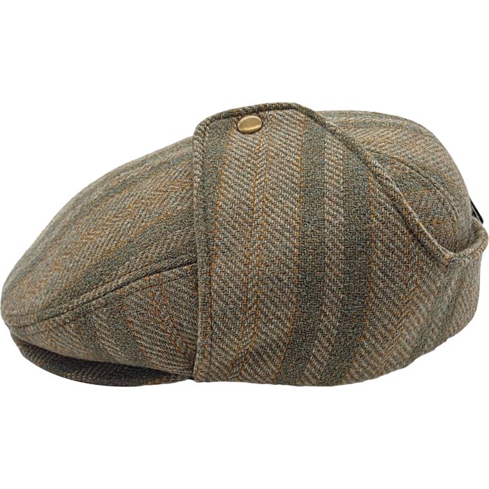 Wool Blend Convertible Flat Cap