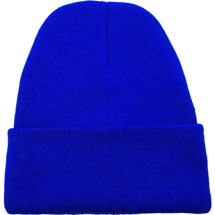 Kids Plain Knitted Beanie Hat (12Pcs)