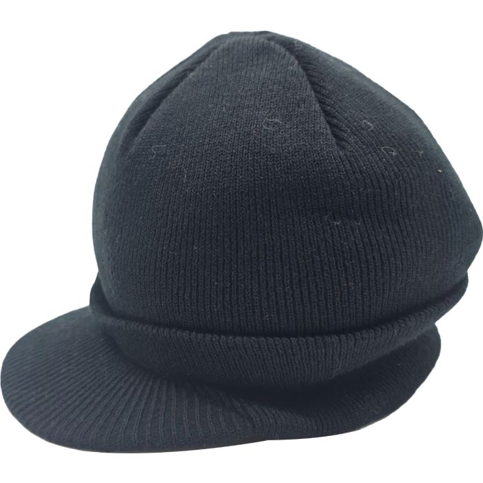 Medium Size Knitted Peaked Rasta Hat (12Pcs)