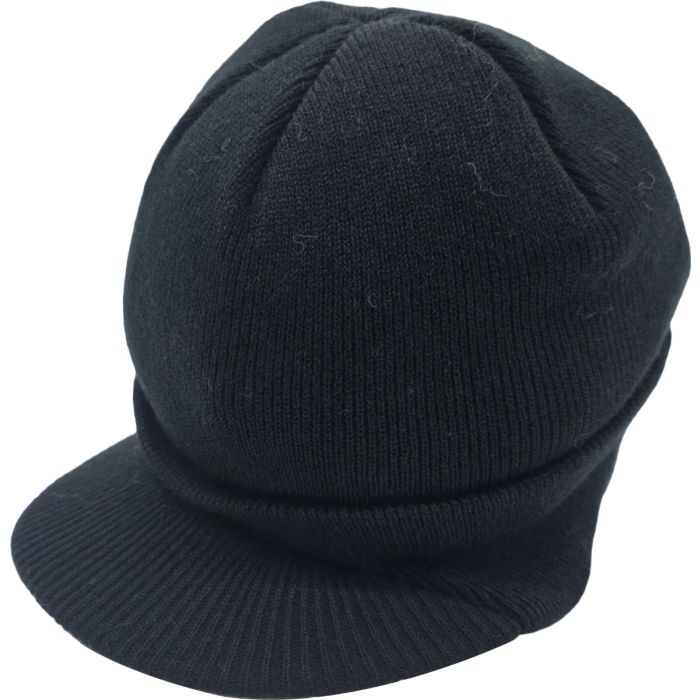 Medium Size Knitted Peaked Rasta Hat (12Pcs)