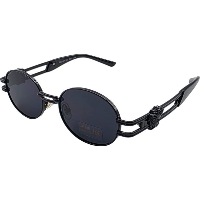 Retro Metal Oval Sunglasses (12Pcs)