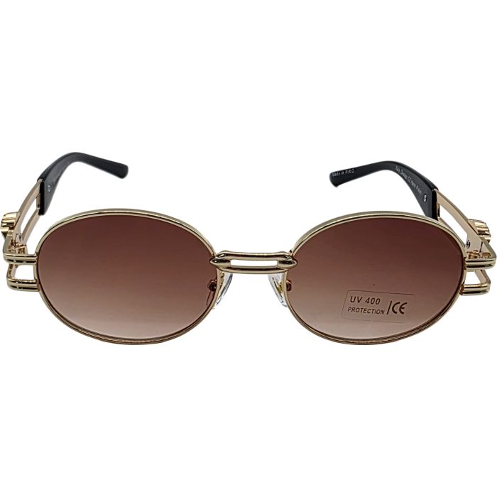 Retro Metal Oval Sunglasses (12Pcs)