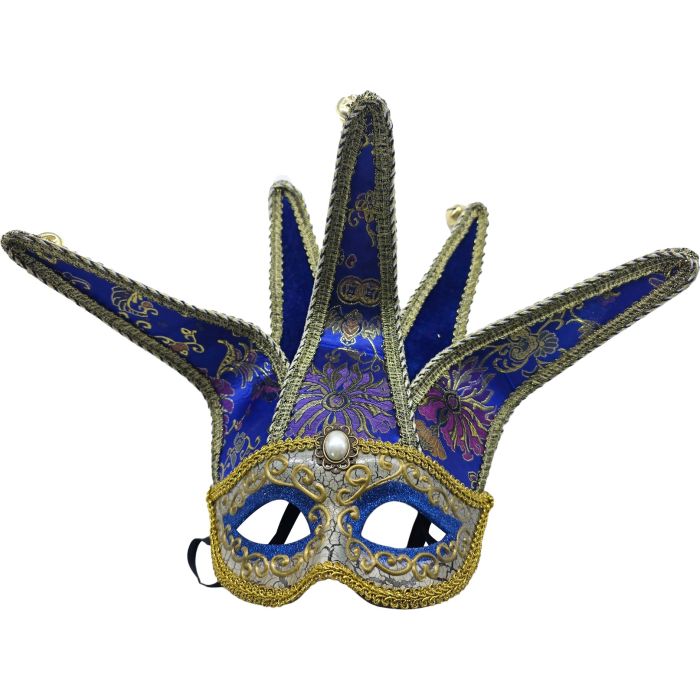 Venetian Jester Joker Masquerade Mask