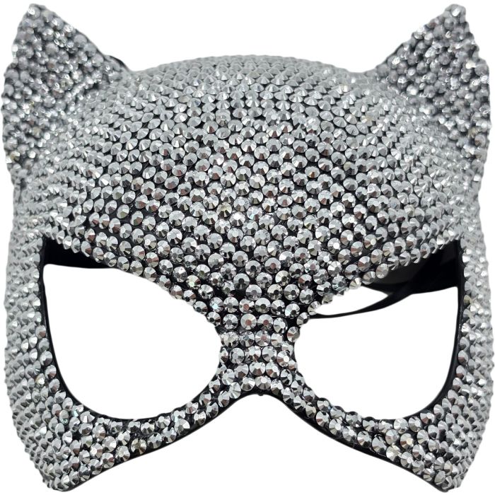 Fancy Black Catwoman Masquerade Mask 