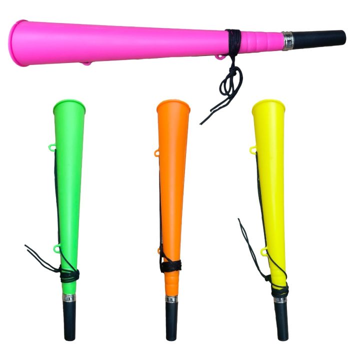 Fancy Plain Vuvuzela Horn (12Pcs)