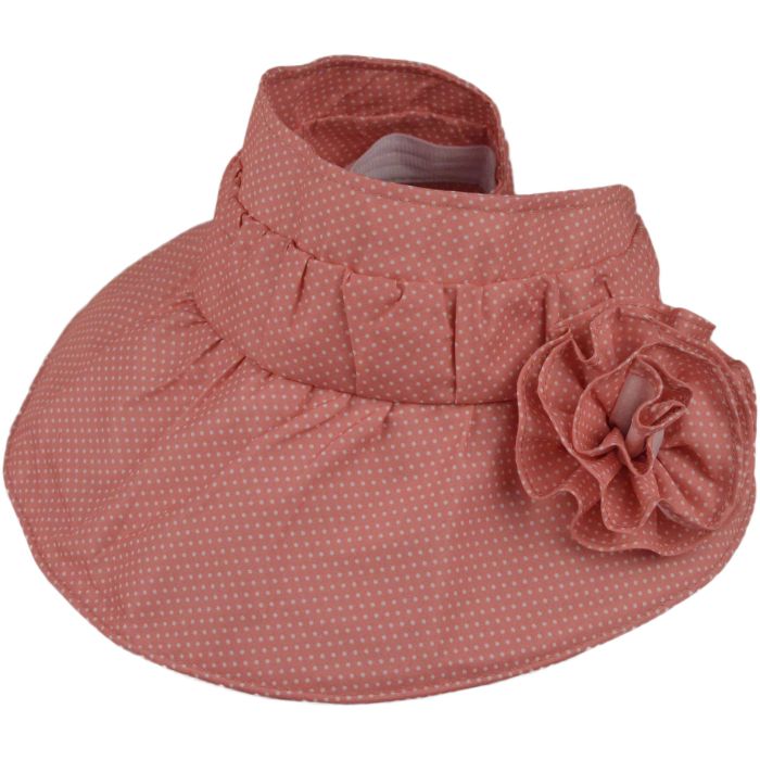 Packable Womens Dotted Summer Visor