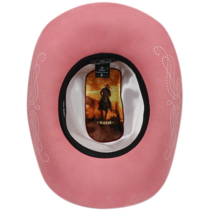 Classic Wool Felt Stiff Cowboy Hat