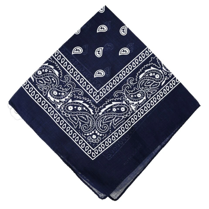 Cotton Paisley Pattern Bandana (12Pcs)